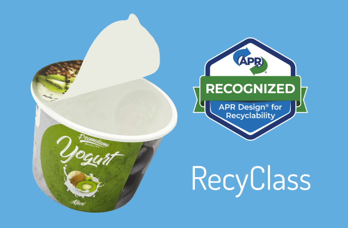 SealPPeel first to receive joint approval by APR & RecyClass