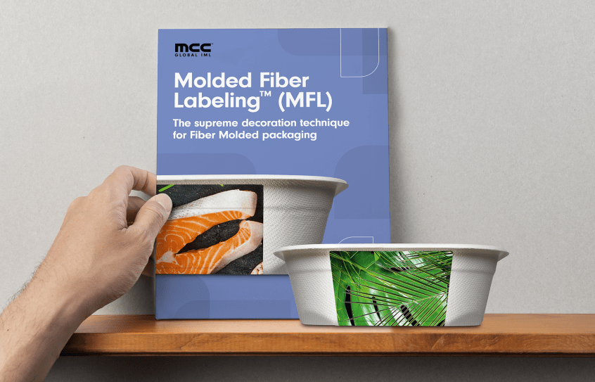 Molded Fiber Labeling sample kit by MCC Global IML Molded Fiber Labeling sample kit by MCC Global IML