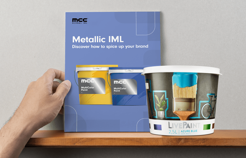 Metallic IML inspiration box by MCC Global IML 