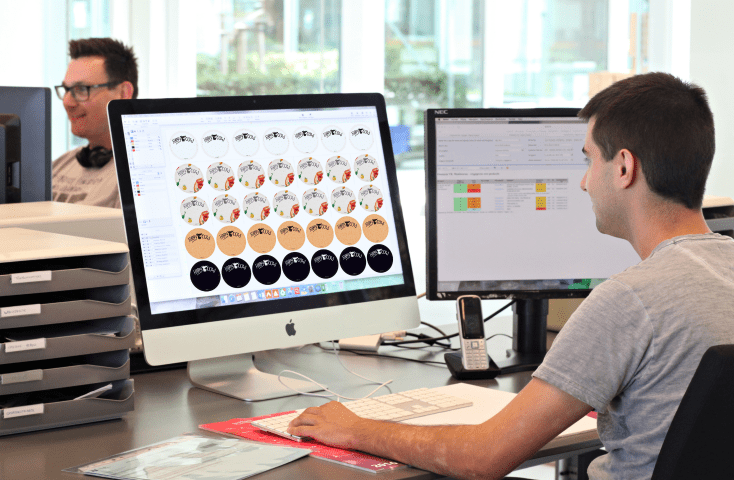 Prepress processing files with a digimarc watermark