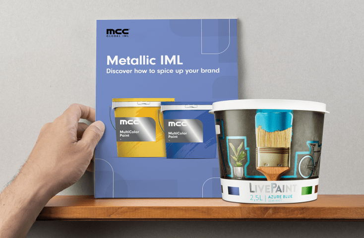 Metallic IML inspiration box by MCC Global IML 
